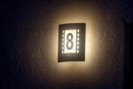 Hausnummer Beleuchtet Lampe